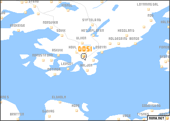 map of Døsi