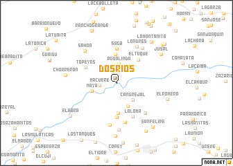 map of Dos Ríos