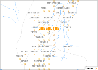 map of Dos Saltos