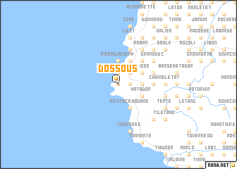 map of Dossous