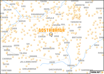 map of Dostai Bānda