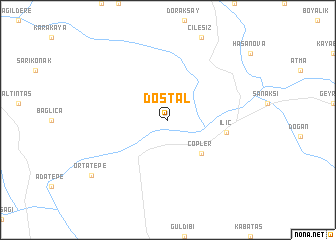 map of Dostal