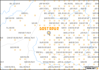 map of Dostapur