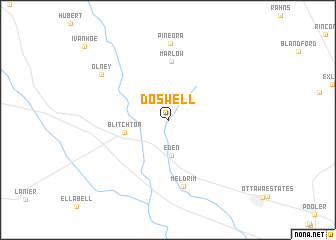 map of Doswell