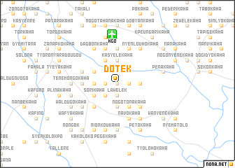 map of Dotek