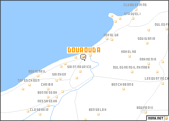 map of Douaouda