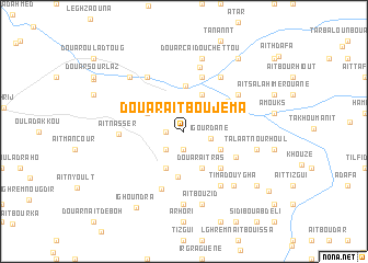 map of Douar Aït Boujema