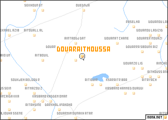 map of Douar Aït Moussa