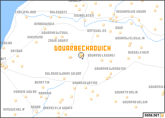 map of Douar Béchaouich