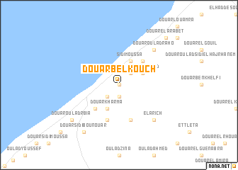 map of Douar Bel Kouch