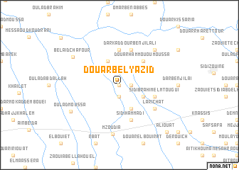 map of Douar Bel Yazid