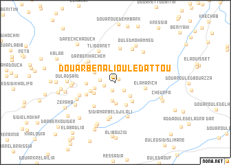 map of Douar Ben Ali Ouled Attou