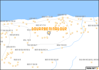 map of Douar Beni Nadour