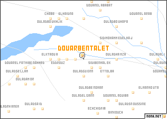 map of Douar Ben Talet