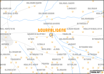 map of Douar Blidene