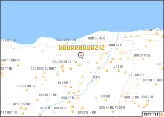 map of Douar Bou Aziz