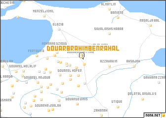 map of Douar Brahim Ben Rahal