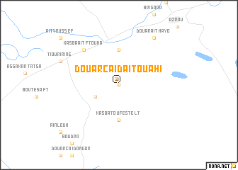 map of Douar Caïd Aït Ouahi
