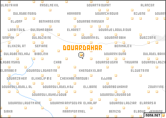 map of Douar Dahar