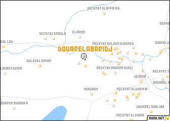 map of Douar el Abaridj