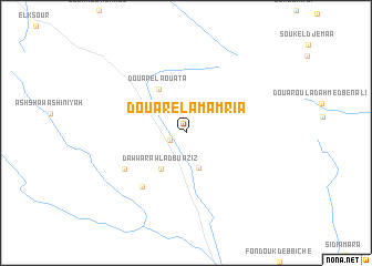 map of Douar el Amamria