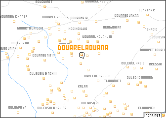 map of Douar el Aouana