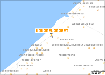 map of Douar el Arabet