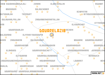 map of Douar El Azib