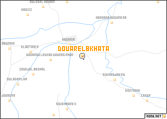 map of Douar el Bkhata