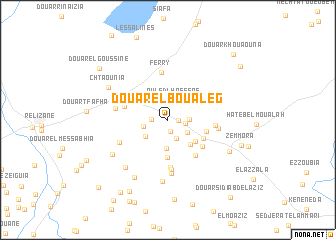 map of Douar el Boualeg