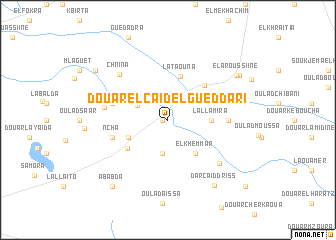 map of Douar el Caïd el Gueddari