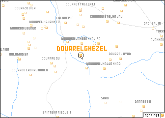 map of Douar el Ghezel