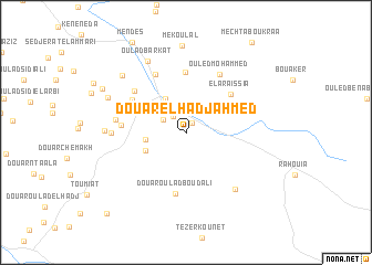 map of Douar el Hadj Ahmed