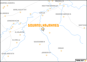 map of Douar el Haj Ahmed
