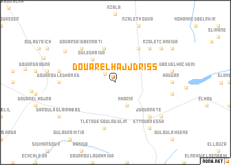 map of Douar el Hajj Driss