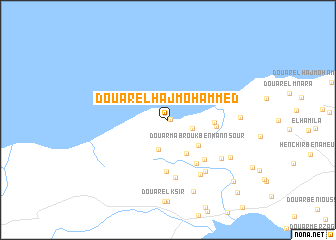 map of Douar el Haj Mohammed