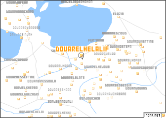 map of Douar el Helalif