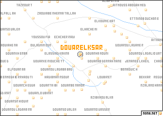 map of Douar el Ksar