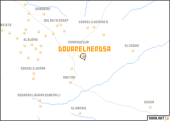 map of Douar el Merdsa