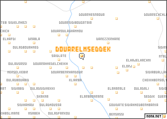 map of Douar el Mseddek