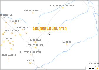 map of Douar el Ouslatia
