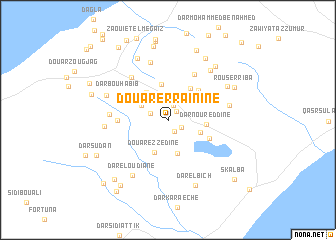 map of Douar er Rainine