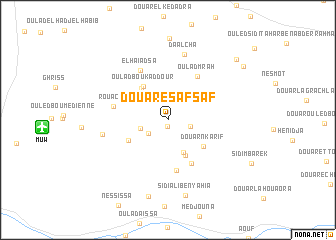 map of Douar Esafsaf