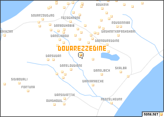 map of Douar ez Zedine