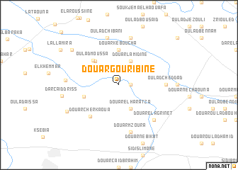 map of Douar Gouribine
