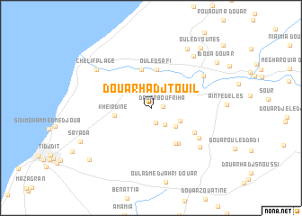 map of Douar Hadj Touil