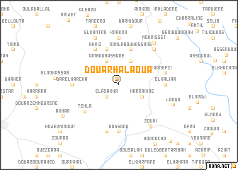 map of Douar Halaoua