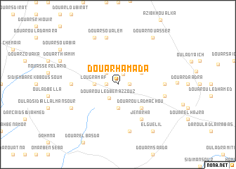 map of Douar Hamada