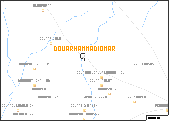 map of Douar Hammadi Omar