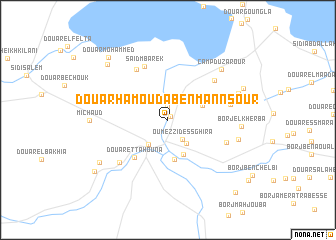 map of Douar Hamouda Ben Mannsour